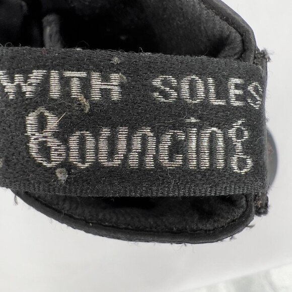 Dr. Martens Pascal Vegan Black Embroidered Grunge Style Combat Boots Size 6 - Picture 4 of 10